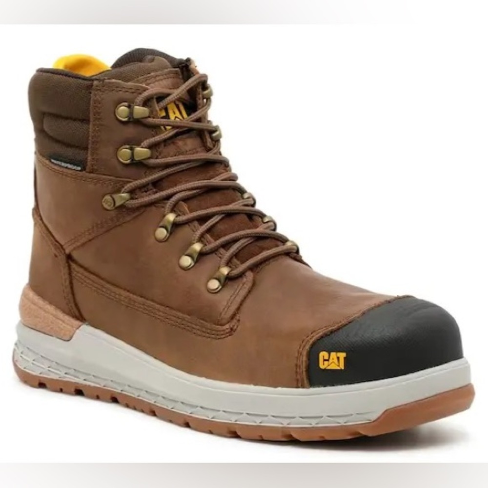 CAT Impact Ankle Padded  Hiker Waterproof Slip-resistant CCT CSA Safety Boot 13